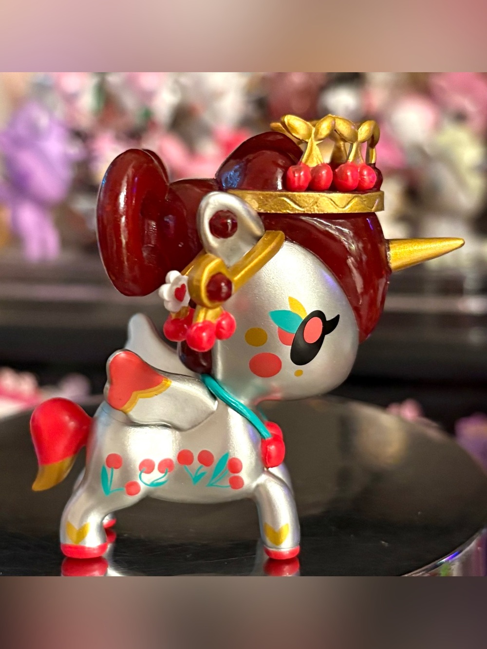 Tokidoki Red Cherrie Unicorno Series X Collectible Art Figure